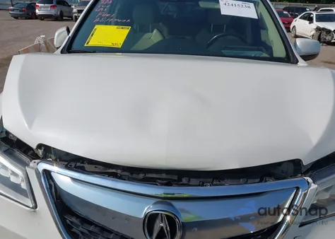 2016 Acura Mdx Advance из США, поврежденный, VIN 5FRYD4H96GB057234